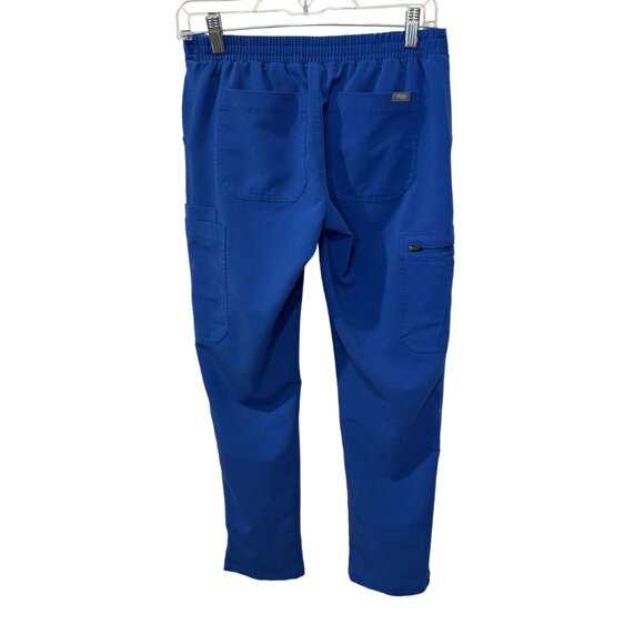 Figs Royal Blue Yola scrub Pants With Elastic Waist & Multiple Pockets small - Picture 3 of 5